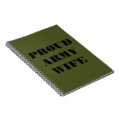 Notitieboek Legervrouw Proud (Rechterzijde)