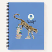 Notitieboek leopard met scant leopard, 8 1/2 inch  (Voorkant)