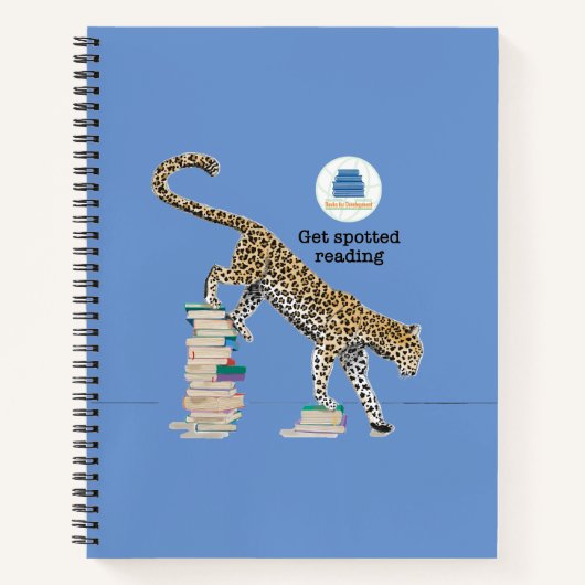 Notitieboek leopard met scant leopard, 8 1/2 inch (Voorkant)