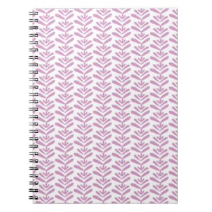 Notitieboek Lichte roze drager blokkeren