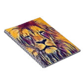 Notitieboek Lion Vibrant Art (Rechterzijde)