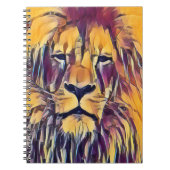 Notitieboek Lion Vibrant Art (Voorkant)