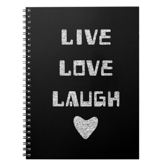 Notitieboek - Live Love Laugh (Voorkant)