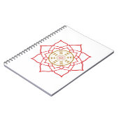 Notitieboek Lotus Dharma Wheel (Linkerzijde)