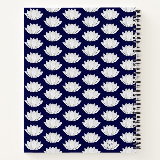 Notitieboek Lotus Flower (Achterkant)