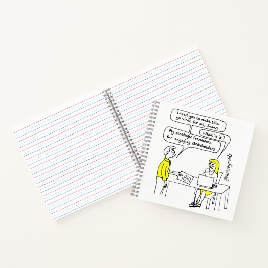 notitieboek 'Make this go viral for me' (Binnen)