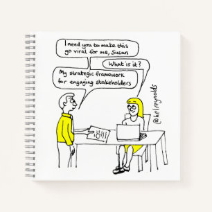 notitieboek 'Make this go viral for me'
