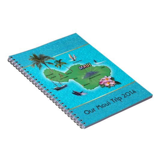 Notitieboek Maui Map (Rechterzijde)