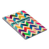 Notitieboek - Meerkleurige zigzag (Rechterzijde)