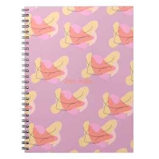Notitieboek met abstracte vormen