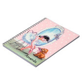 Notitieboek met afbeelding van ballerina (Linkerzijde)