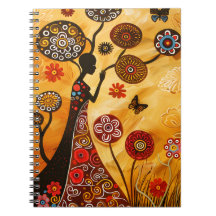 Notitieboek met African Art Hoesje