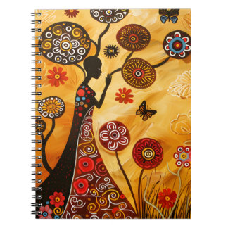 Notitieboek met African Art Hoesje