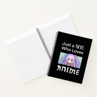 Notitieboek Met Anime Meisje