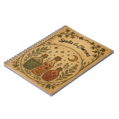  notitieboek met apothekersontwerp (Linkerzijde)
