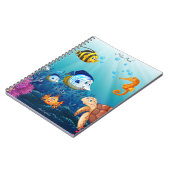 Notitieboek met aquatisch thema (Linkerzijde)