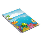 Notitieboek met aquatisch thema (Rechterzijde)