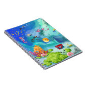 Notitieboek met aquatisch thema (Rechterzijde)
