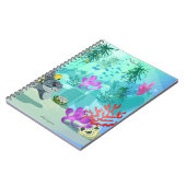 Notitieboek met aquatisch thema (Linkerzijde)