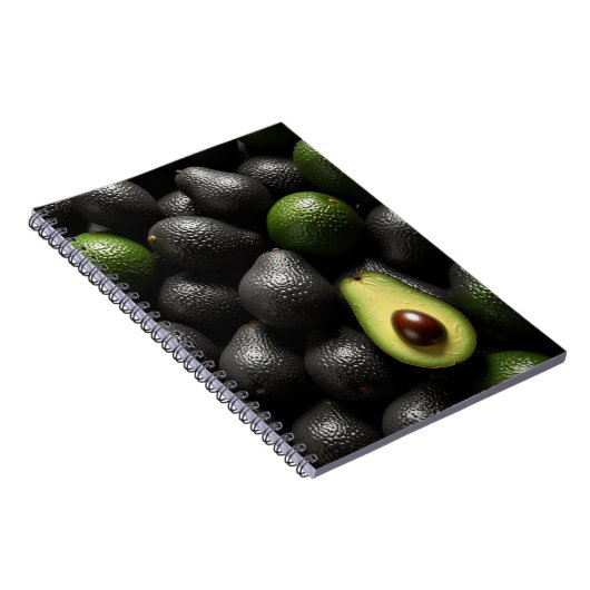 Notitieboek met Avocado Art Design (Rechterzijde)