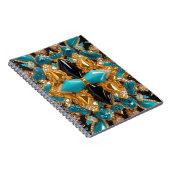 Notitieboek met Bahama's Kleuren Abstract Design (Rechterzijde)