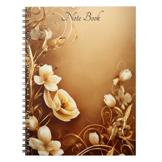 Notitieboek met bloementhema (Voorkant)