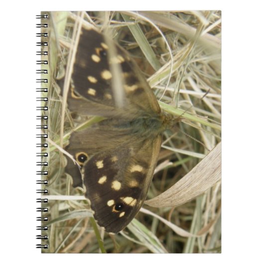 Notitieboek met bont bosvlinder (Voorkant)