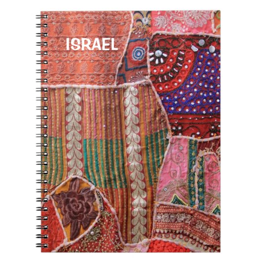 Notitieboek met bosbouw in Israël (Voorkant)