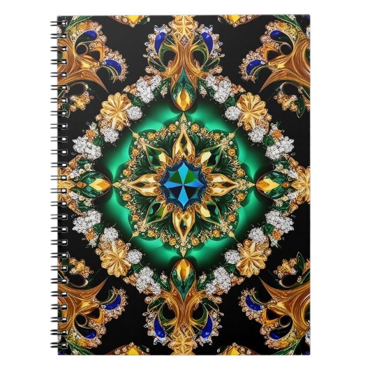 Notitieboek met Braziliaanse kleuren Abstract Desi (Voorkant)