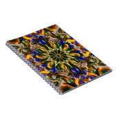 Notitieboek met Brazilië Kleuren Abstract Ontwerp (Rechterzijde)