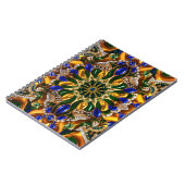 Notitieboek met Brazilië Kleuren Abstract Ontwerp (Linkerzijde)