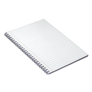 Notitieboek met brede regels