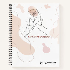 Notitieboek met bruine Abstracte vormen