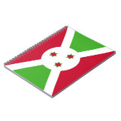Notitieboek met Burundese vlag (Linkerzijde)