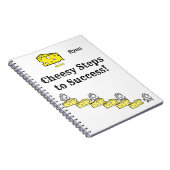 Notitieboek met Cheesy Steps to Success-cadeauverp (Rechterzijde)
