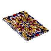 Notitieboek met Colombia Kleuren Abstract Ontwerp (Rechterzijde)