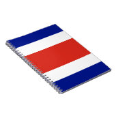 Notitieboek met Costa Ricaanse vlag (Rechterzijde)