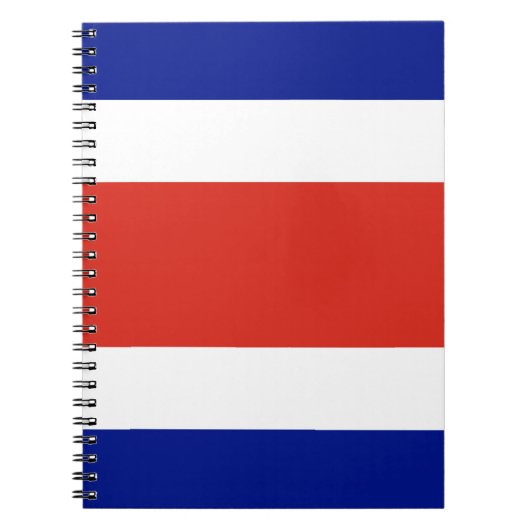 Notitieboek met Costa Ricaanse vlag (Voorkant)