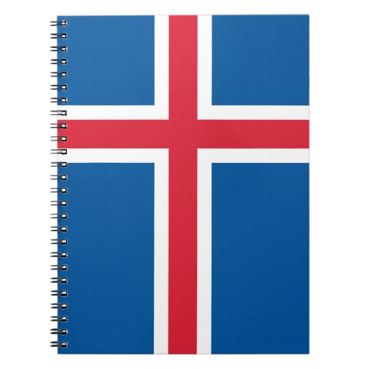Notitieboek met de IJslandse vlag (Voorkant)