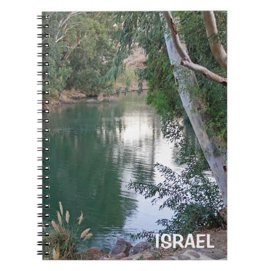 Notitieboek met de Jordaan uit Israël (Voorkant)