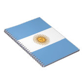 Notitieboek met de vlag van Argentinië (Rechterzijde)
