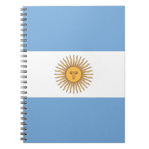 Notitieboek met de vlag van Argentinië