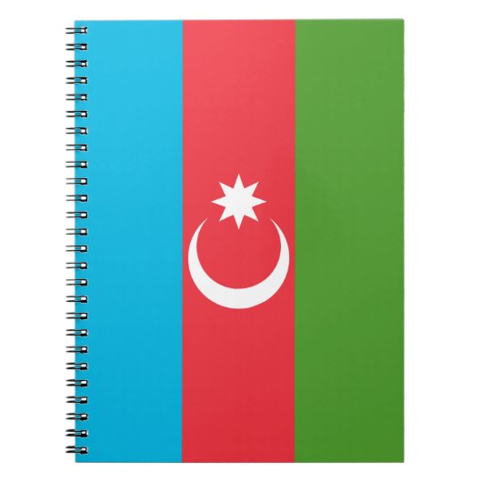 Notitieboek met de vlag van Azerbeidzjan (Voorkant)