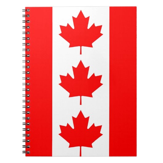 Notitieboek met de vlag van Canada (Voorkant)