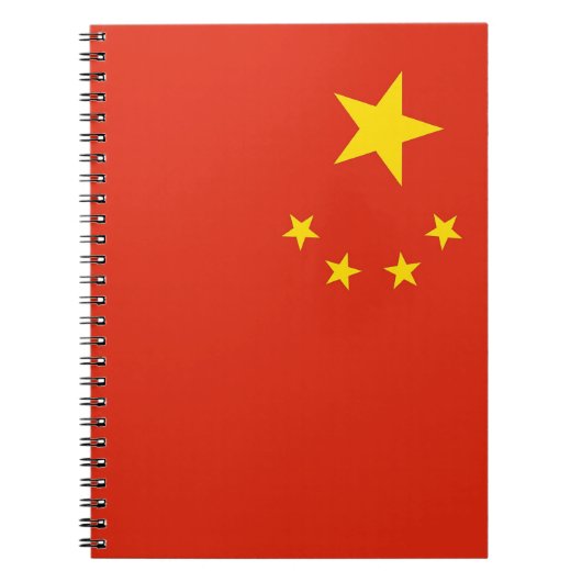 Notitieboek met de vlag van China (Voorkant)