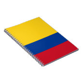 Notitieboek met de vlag van Colombia (Rechterzijde)