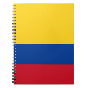 Notitieboek met de vlag van Colombia