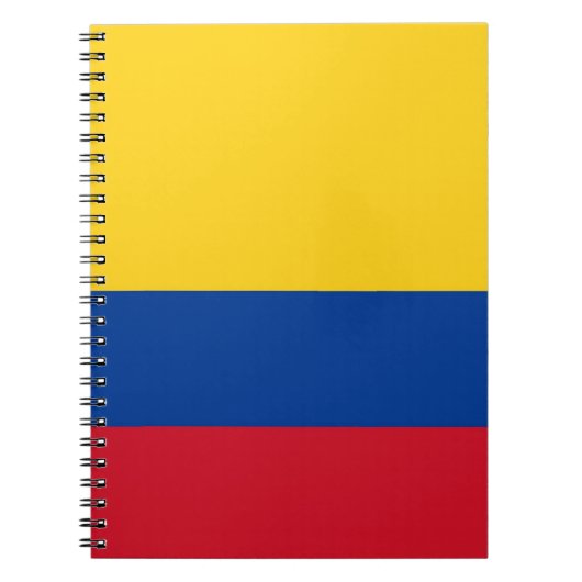 Notitieboek met de vlag van Colombia (Voorkant)