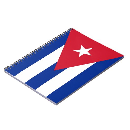 Notitieboek met de vlag van Cuba (Linkerzijde)