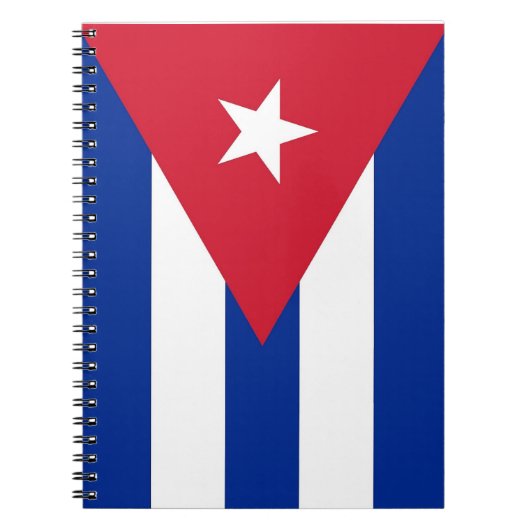 Notitieboek met de vlag van Cuba (Voorkant)